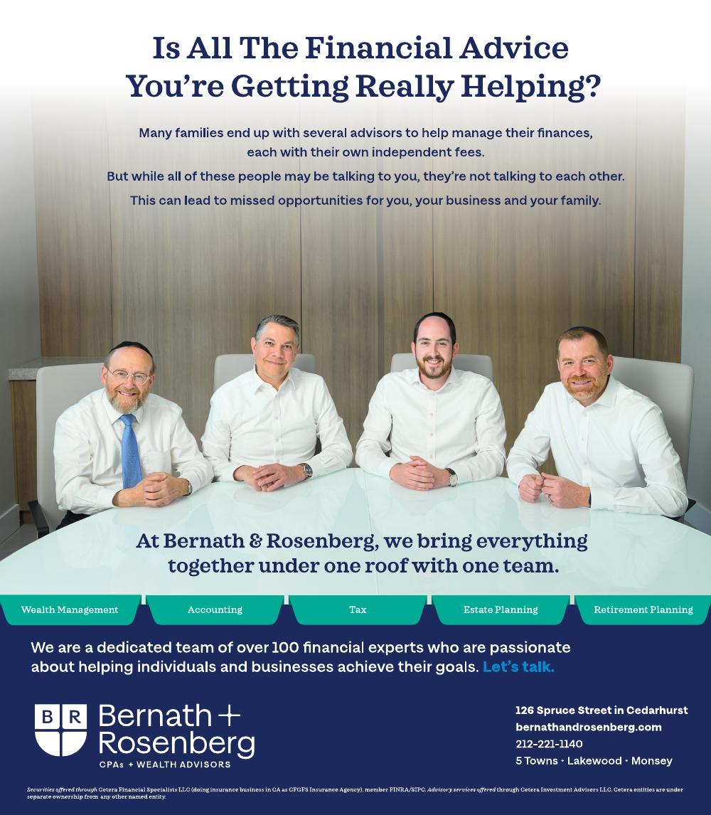 Bernath & Rosenberg — Publication ad