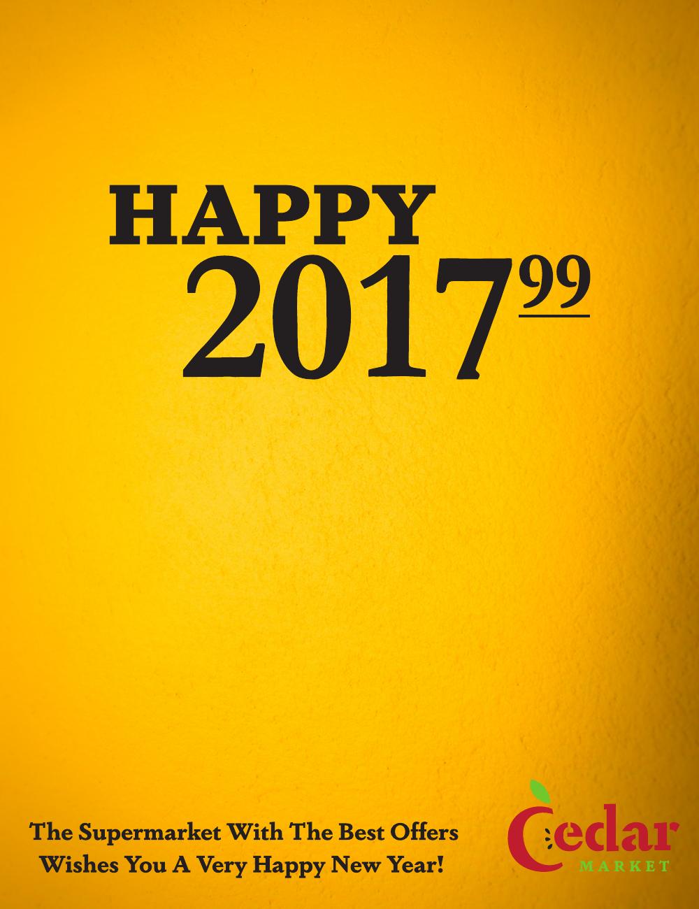 Harvesting Media — New year greeting ad