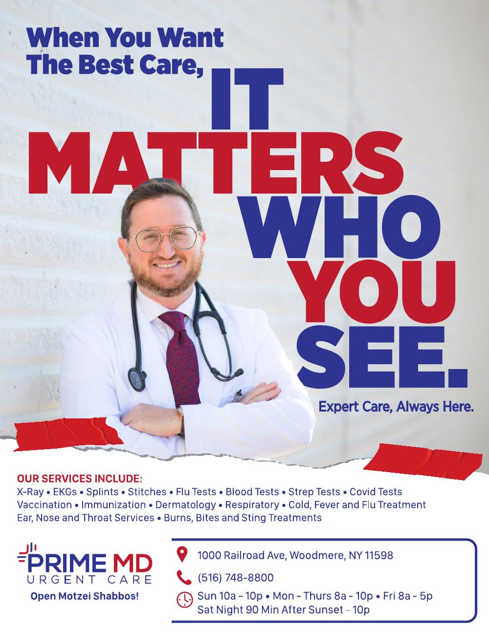 Prime MD — Value-message flyer